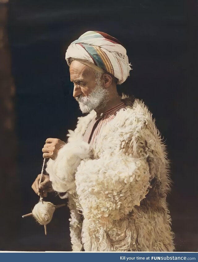 A picture of old men in Ramallah in 1919