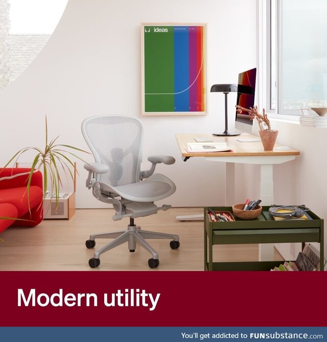 Backed by our 12-year warranty, the Aeron Chair is an icon of all-day comfort and