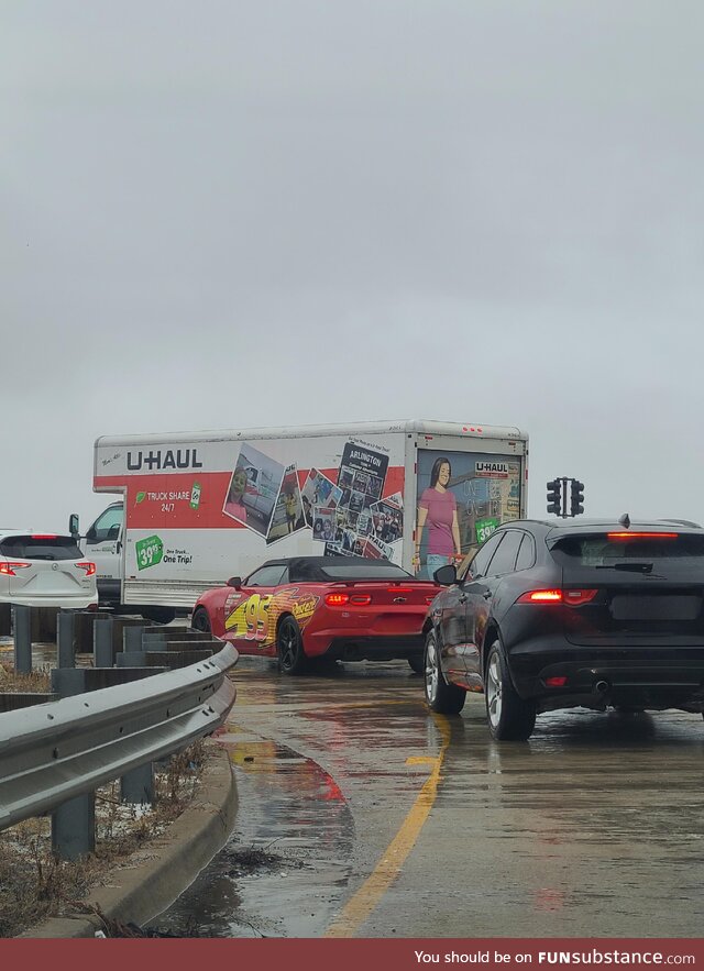 Even being quicker than quick won't save you from traffic these days