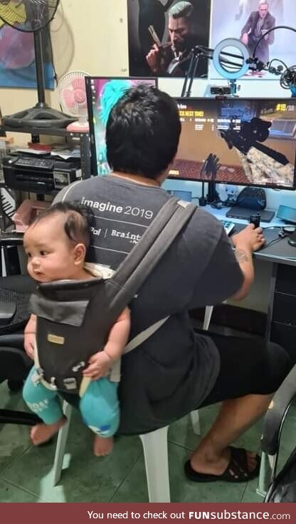 Sorry son, gaming comes first