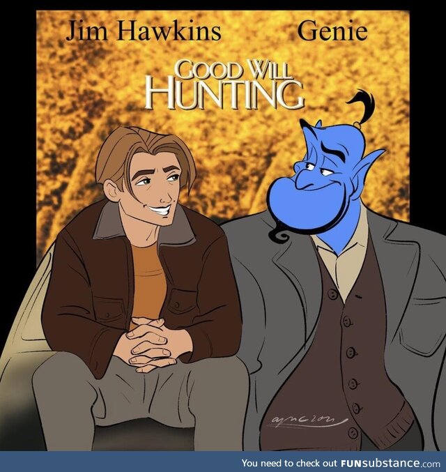 Starring Genie of The Lamp.