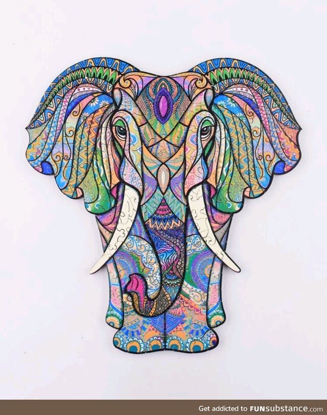 Found this really trippy Elephant!