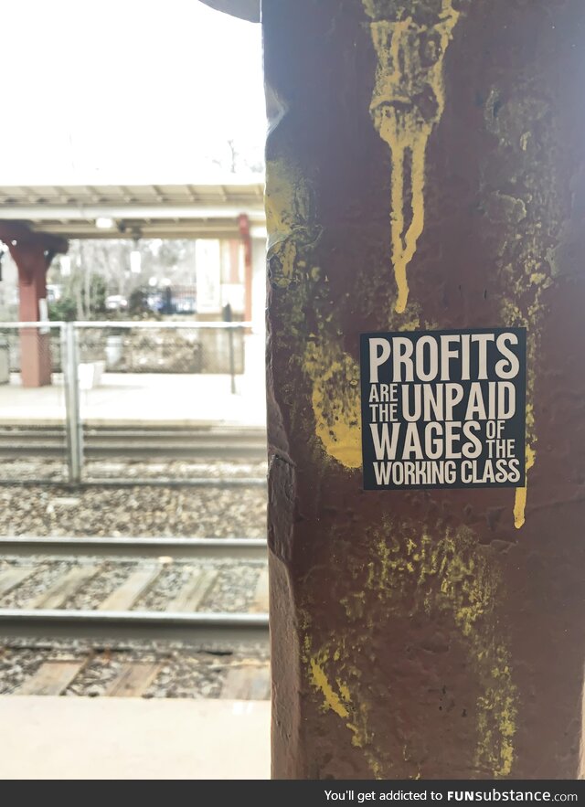 Seen at train station