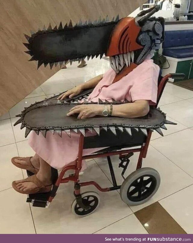 Chainsaw granny