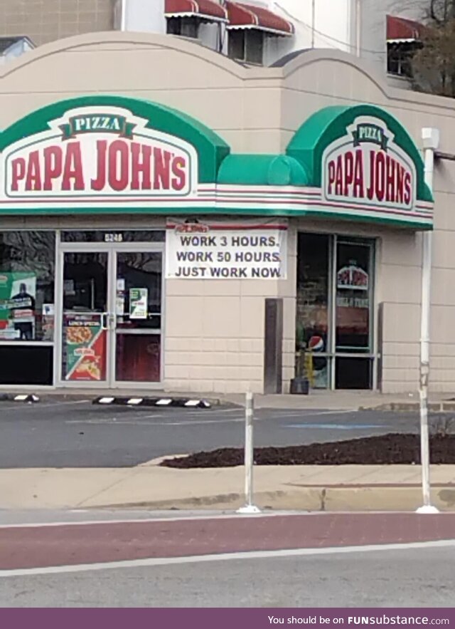 Please, just show up for a little while. Whenever you want