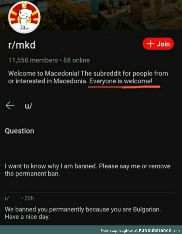 Still not a real country