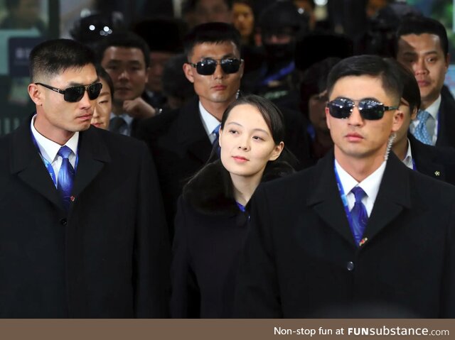 Kim Yo-jong, younger sister of Kim Jong-un, the first member of the Kim family in South