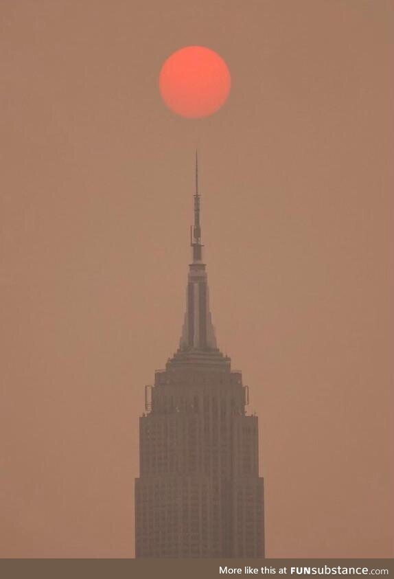 Empire State Building yesterday