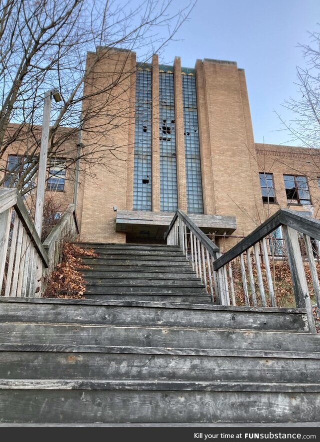 An abandoned school in Mahanoy City, PA