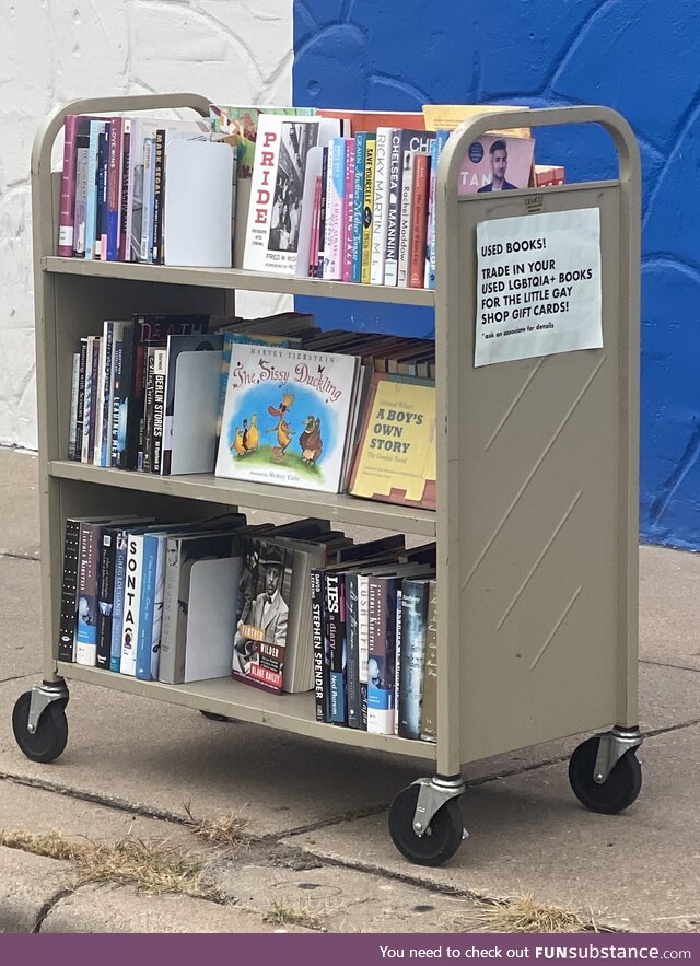Found in Texas, The Little Gay Shop does not seem to be respecting the book ban