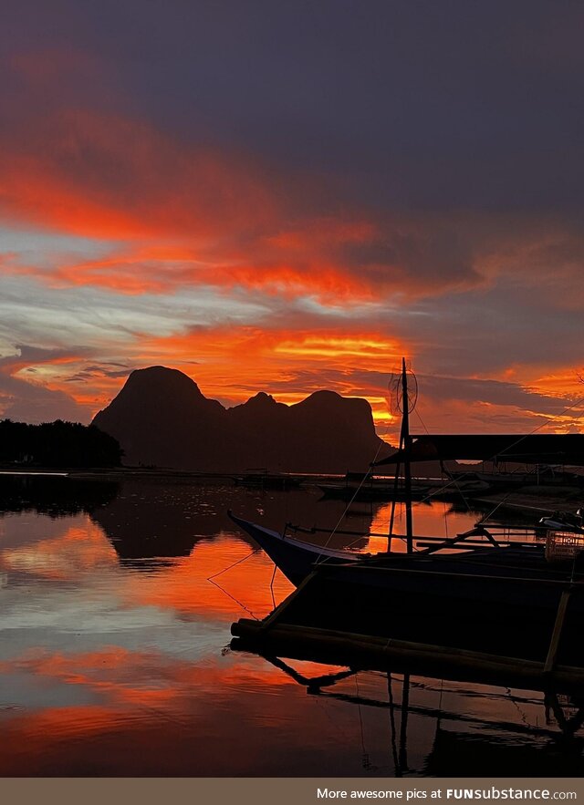 Sunset in Palawan