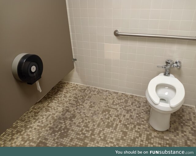 Making the disabled people work for their toilet paper