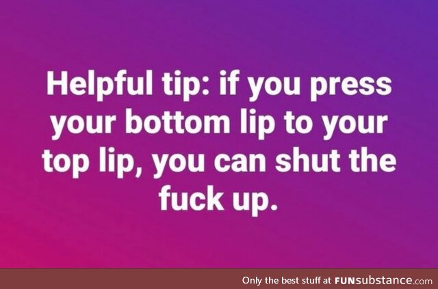 Now you know