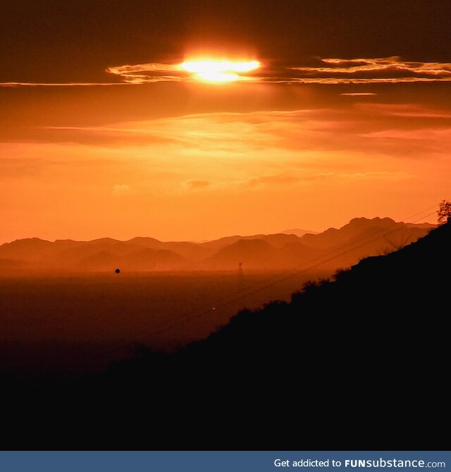 Sunset in phoenix