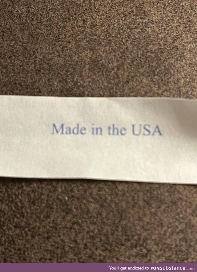 Today’s fortune cookie says