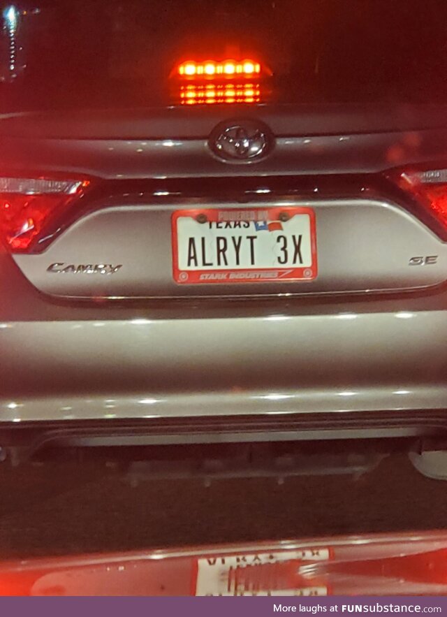 Driving behind Matthew Mcconaughey