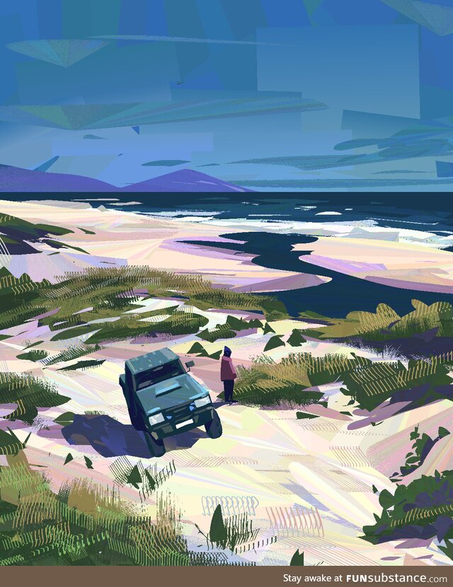 A warm day at the beach