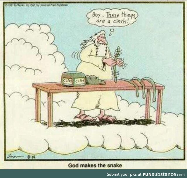 God makes the snake