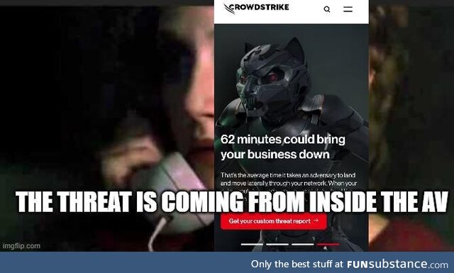 It's coming from inside