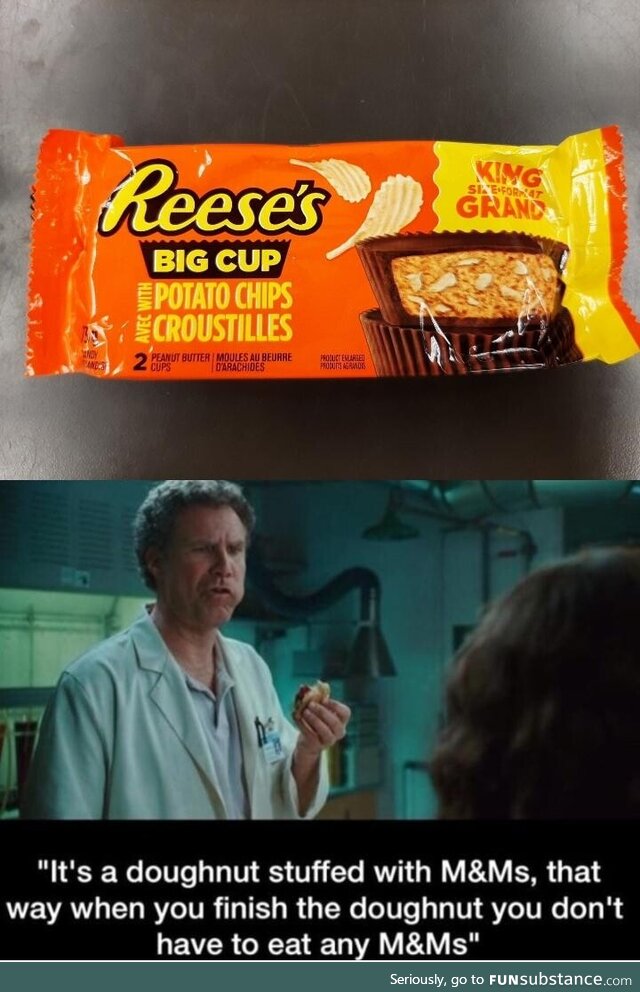 My first though upon seeing the new Reese's product