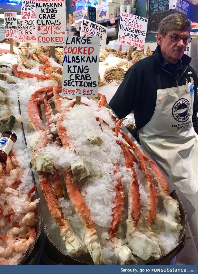 Now those are some nice legs!!!  Seattle, Washington (Public Market)