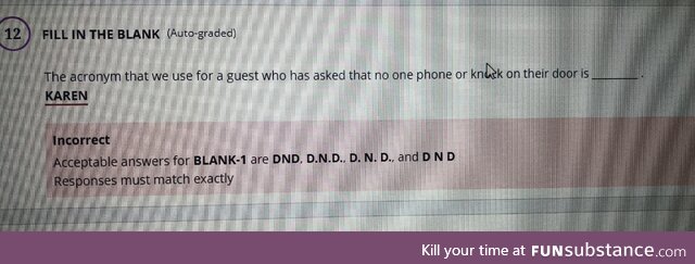 Maybe hospitality isn’t the best career choice