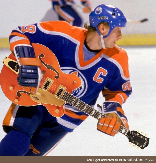 For the hockey/guitar fans - Wayne Gretschky
