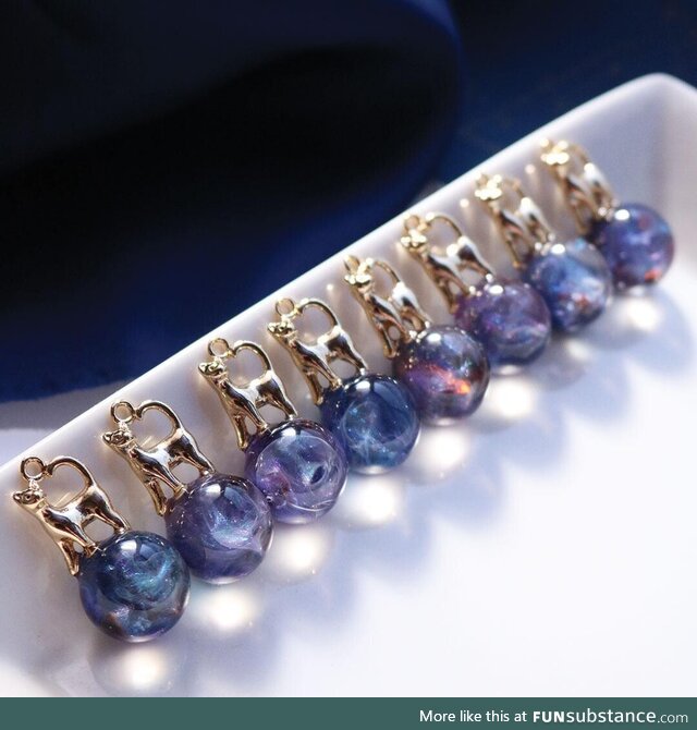 I make jewelry and made these ‘Orion’s Belt’ pendants