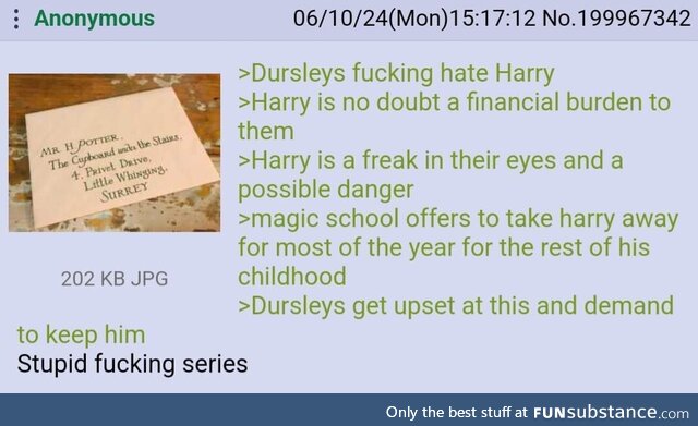 Anon on Dursleys