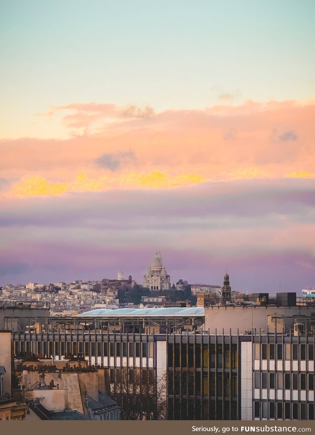 Skyline views of Paris