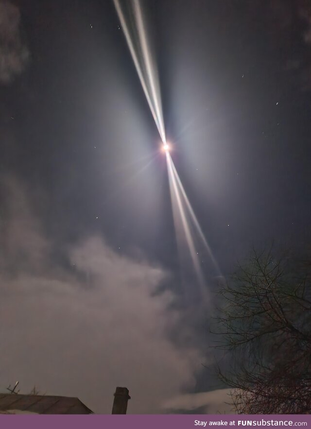 The moon just went pulsar