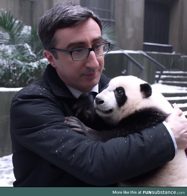 John Oliver saving pandas