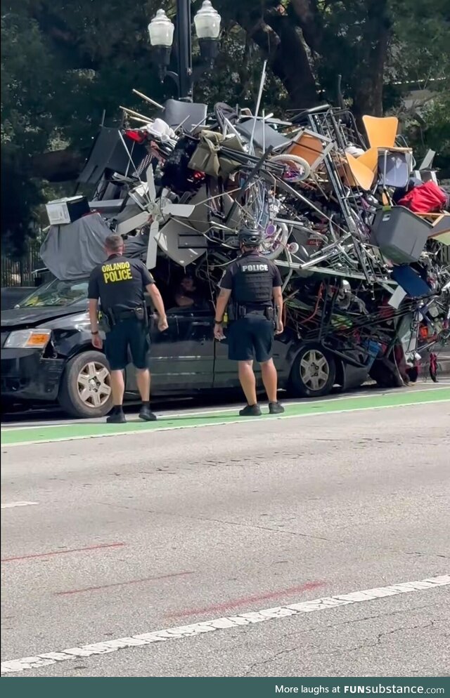 They didn’t need a U-Haul