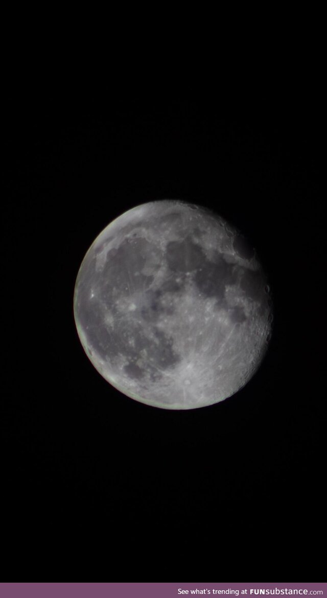 A picture I took of the moon a while ago on my T6