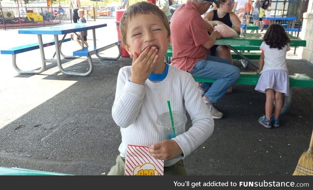 Son finally potty trained