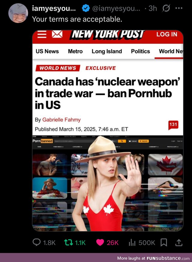 Ban ****hub? Oh no, anyways…