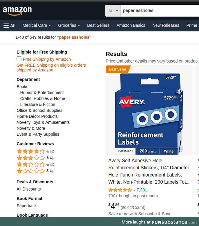 Amazon's search is something else