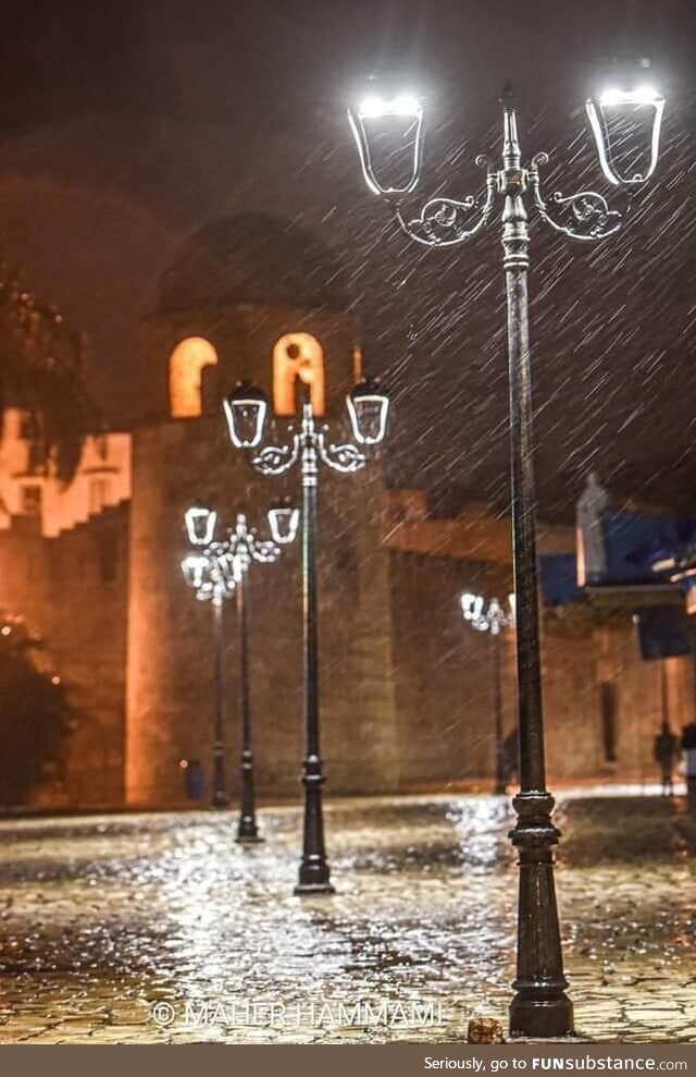 A rainy night (Sousse, Old city)