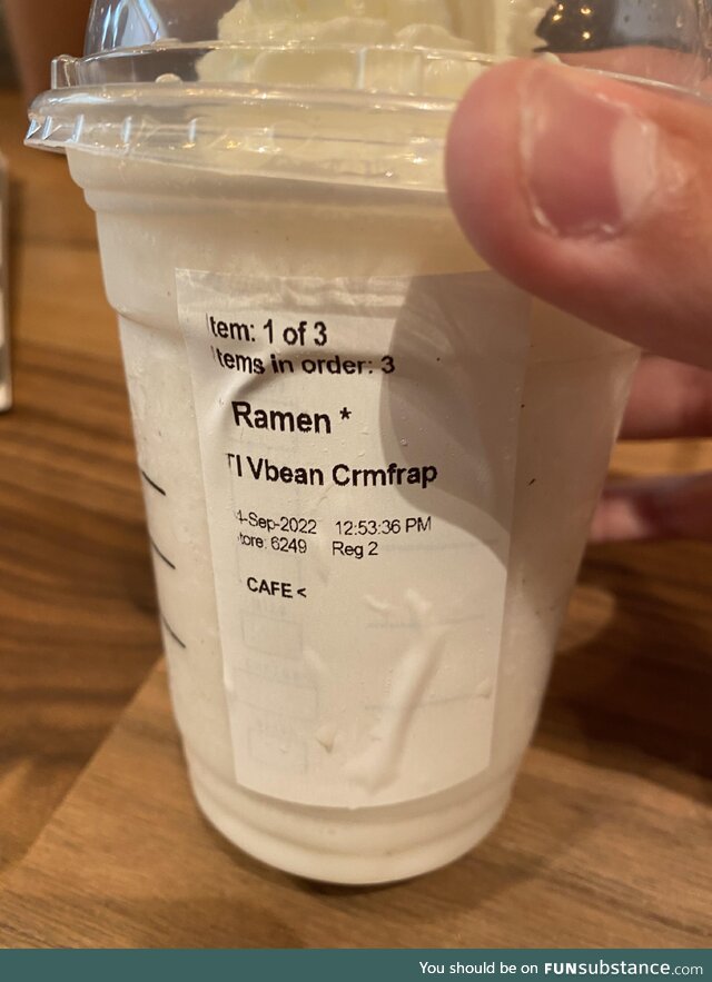 Name on order was “robin”