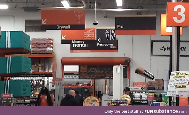 New section at Home Depot!
