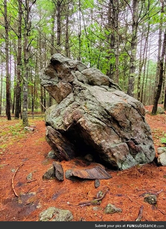 Frog rock now New Boston NH (other one is from 1900s couldnt post together)