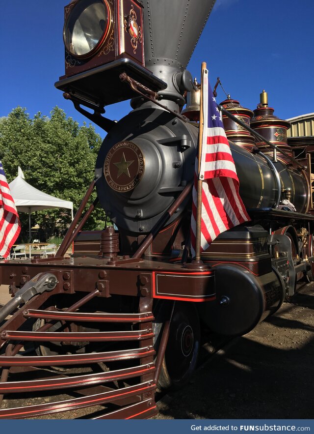 [OC] Glenbrook, an 1875 steam locomotive