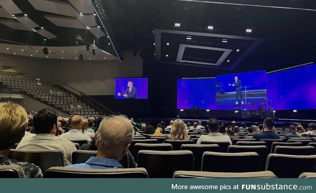 8,000 seat TX church attendance after lead pastor (Trump's spiritual advisor) busted for