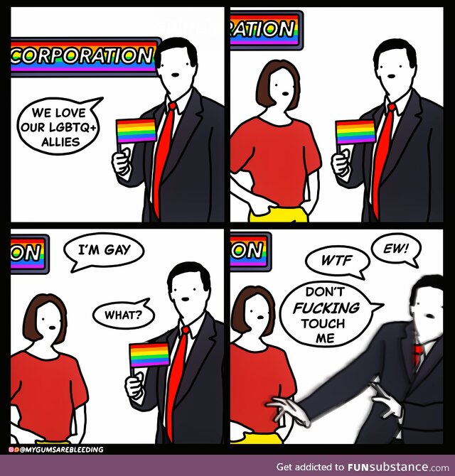 Corporations during pride month