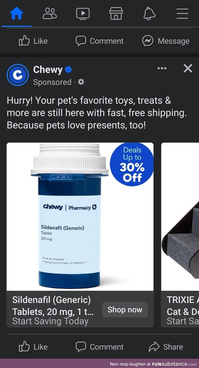 What would a pupper need viagra for?