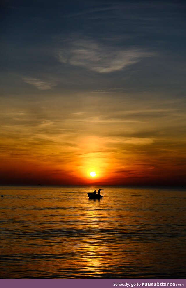 A sunset in Da Nang