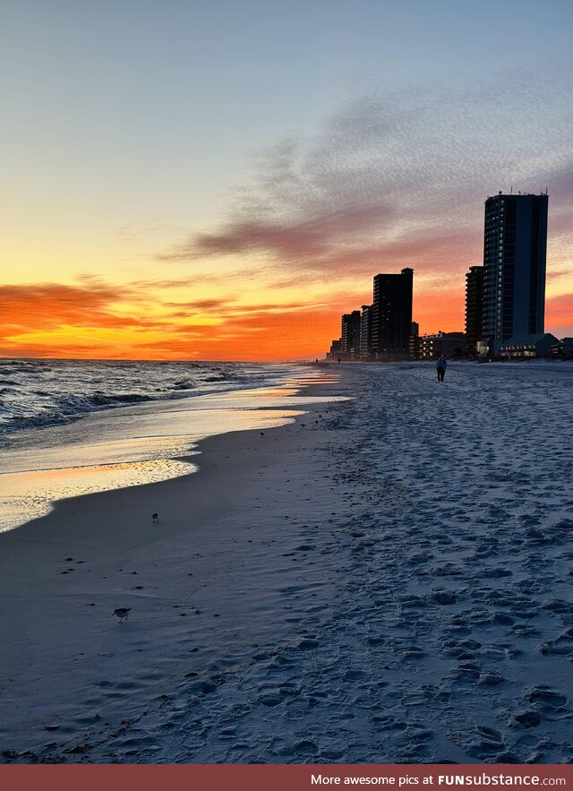 Sunset in Gulf Shores Alabama