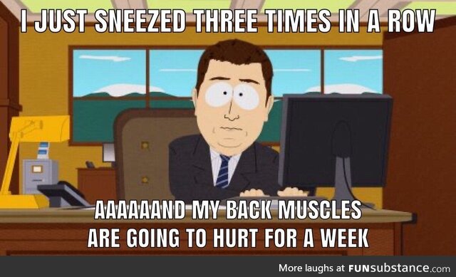 The joys of growing older