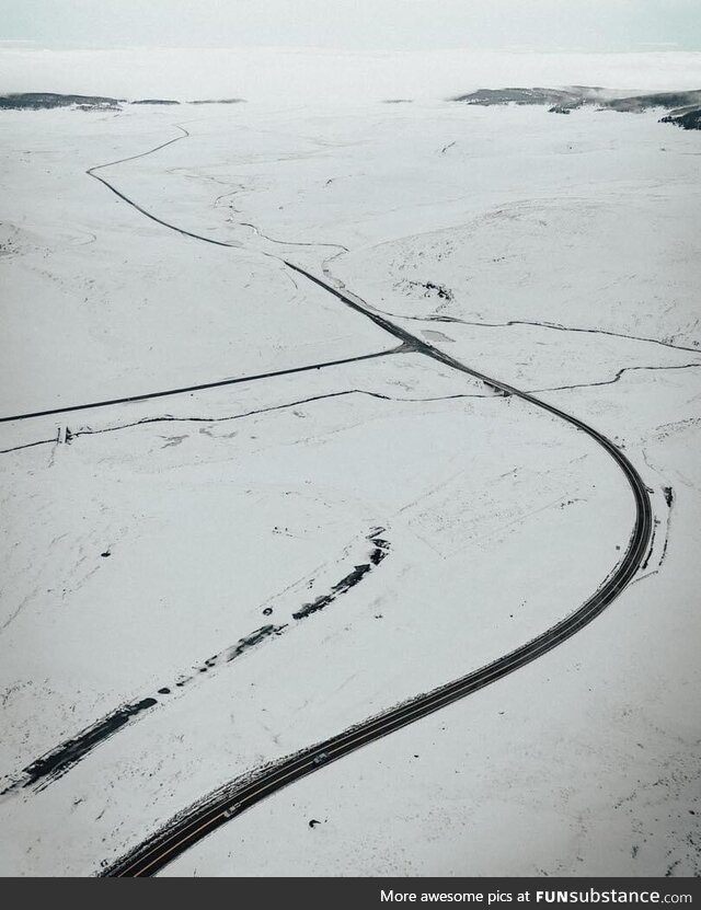 The Snowy Mountains Highway in the Australian Alps