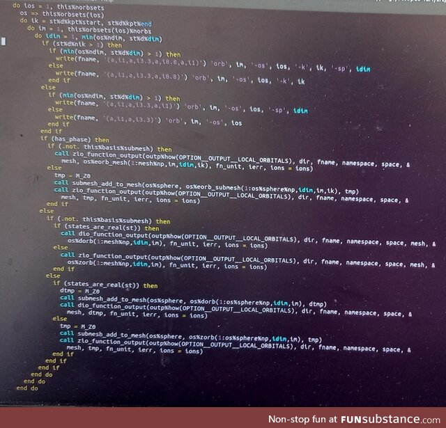 A full stack developer is a developer who codes with a full stack of do loops, right team?